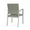 Lesro Newport Guest Chair Metal Frame, Silver, OH Eucalyptus Upholstery NP1101 - alternate 2